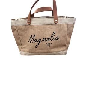 Magnolia Script Market Joanna Gaines Waco Texas Global Citizen Tote Bag